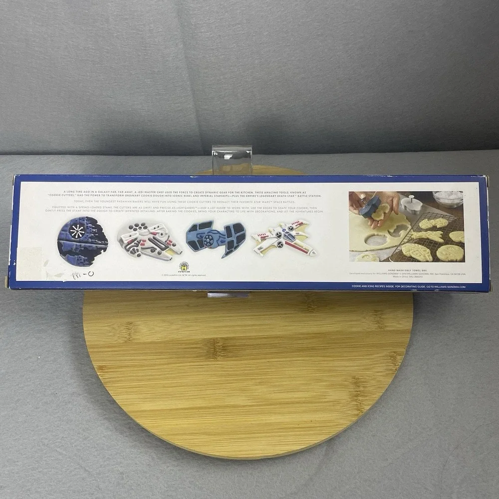 Williams Sonoma Star Wars Cookie Cutters Set of 4 Death‎ Star Millennium